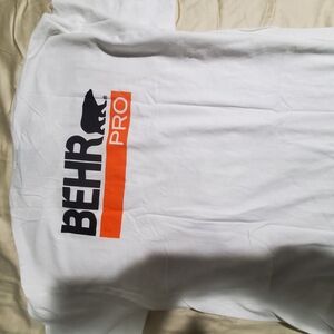 Pro White and Orange Short Sleeve Tee